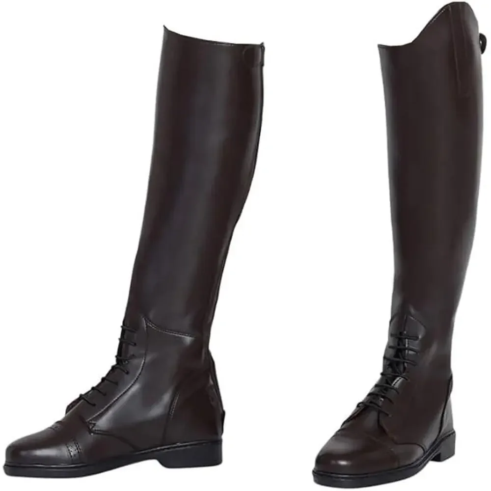 NEW TuffRider Kid's  Size 12 Starter Back Zip Field Boots Black